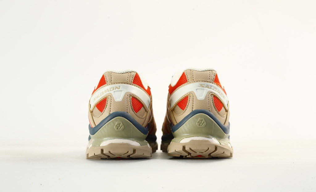 Salomon XT-Quest Trail Running & Hiking Sneakers, “Beige/Red/Blue”