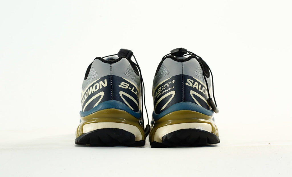 Salomon XT-6 S-LAB Men Women Outdoor Trail Running Shoes "Grey Navy Blue Olive"