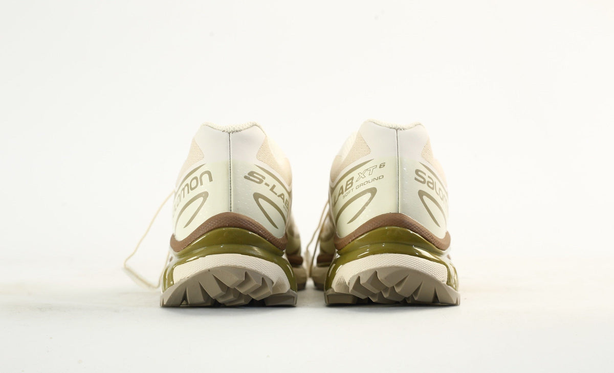 Salomon S-LAB XT-6 Men's Trail Running Hiking Shoes "Cream Olive Green"- outdoor hiking shoes/Women's Shoe Sale / Men's Shoe Sale