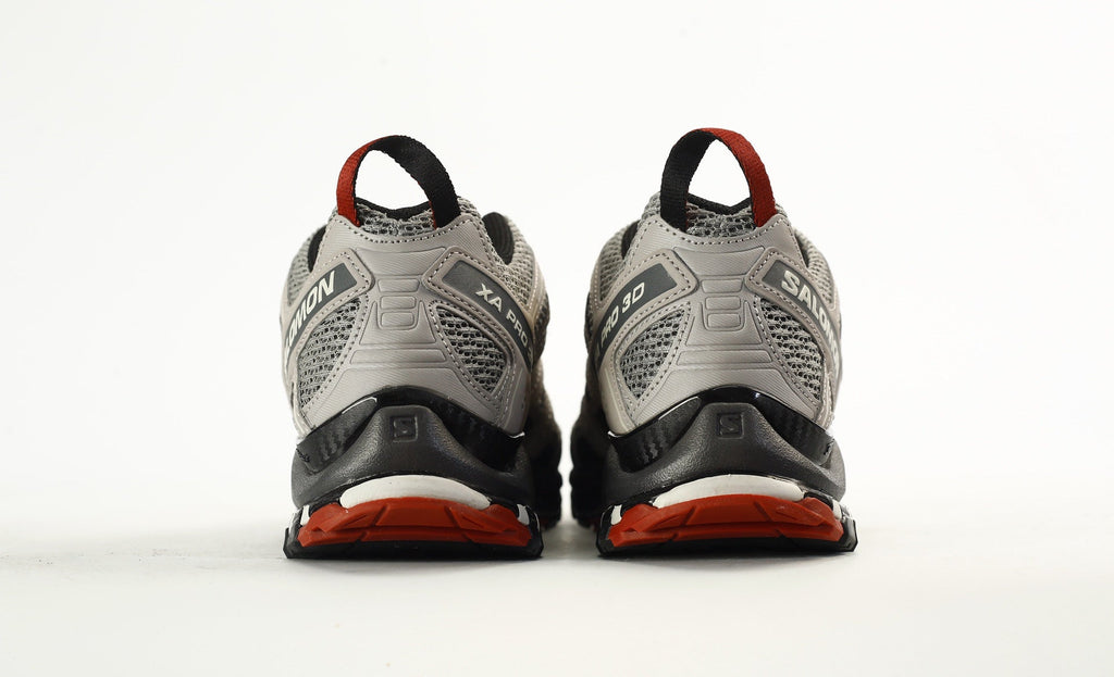 Salomon XA PRO 3D "Grey Red" Outdoor Trail Hiking Shoes- outdoor hiking shoes/Women's Shoe Sale / Men's Shoe Sale