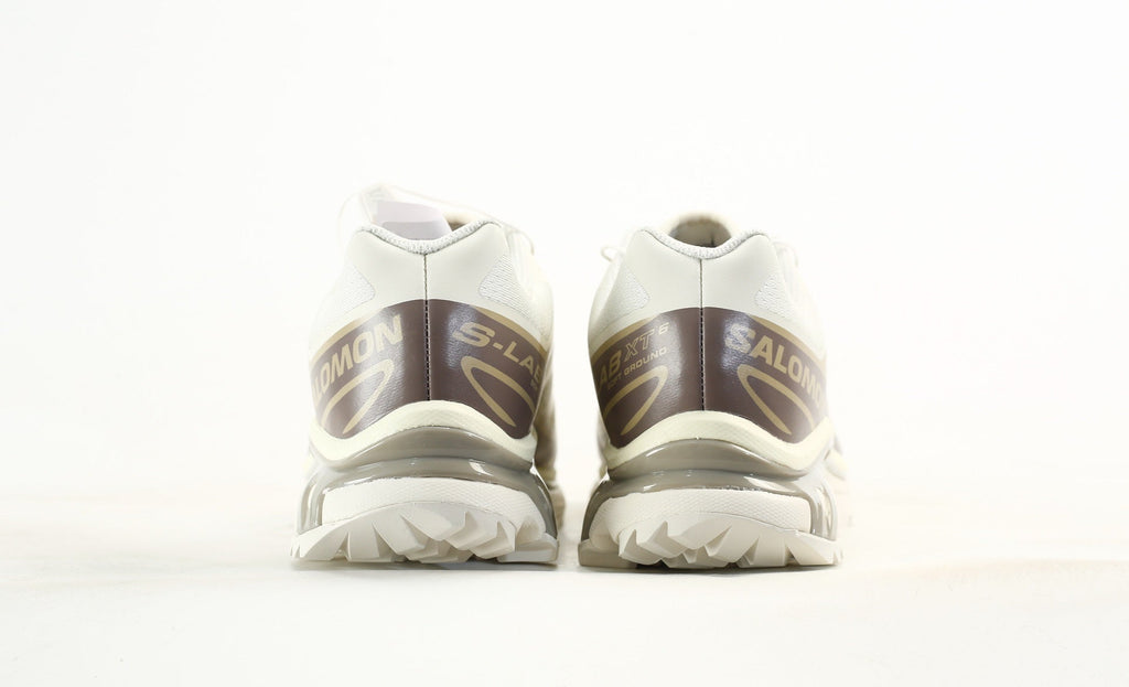 Salomon S-LAB XT-6 Men's Outdoor Trail Running Shoes "White Brown Khaki"- outdoor hiking shoes/Women's Shoe Sale / Men's Shoe Sale