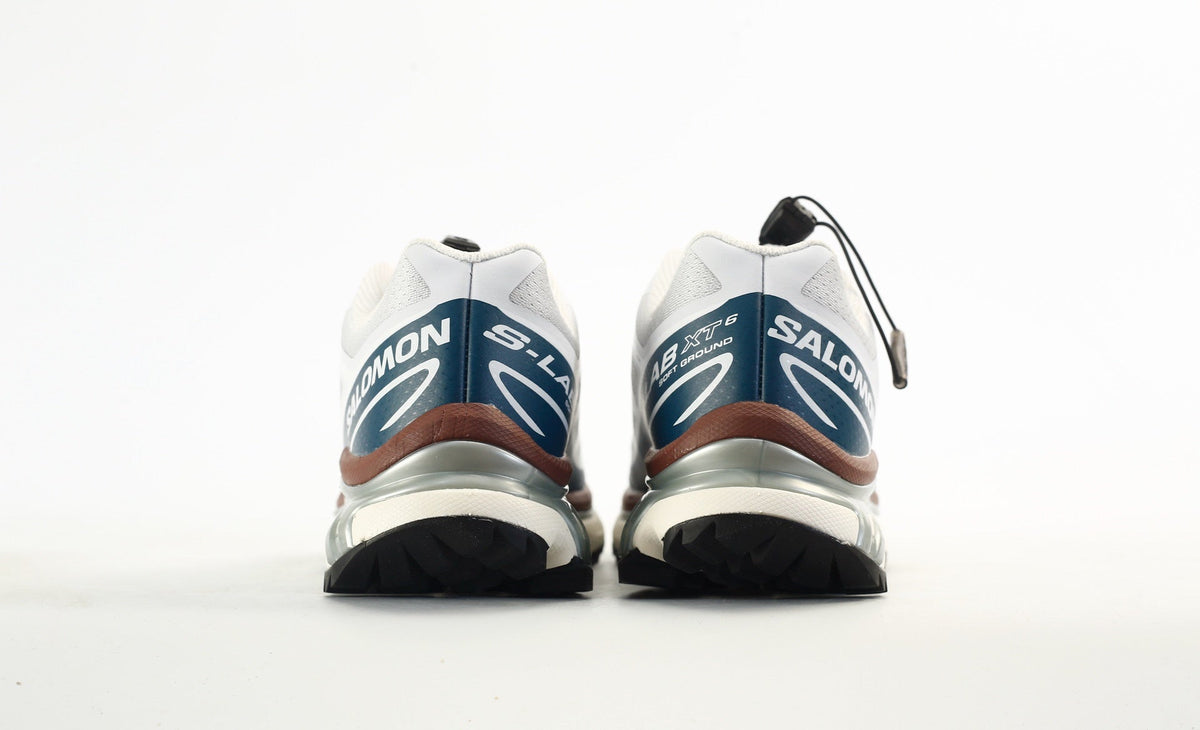 Salomon S-LAB XT-6 Men Women Outdoor Trail Running Shoes "White Deep Teal Brown"
