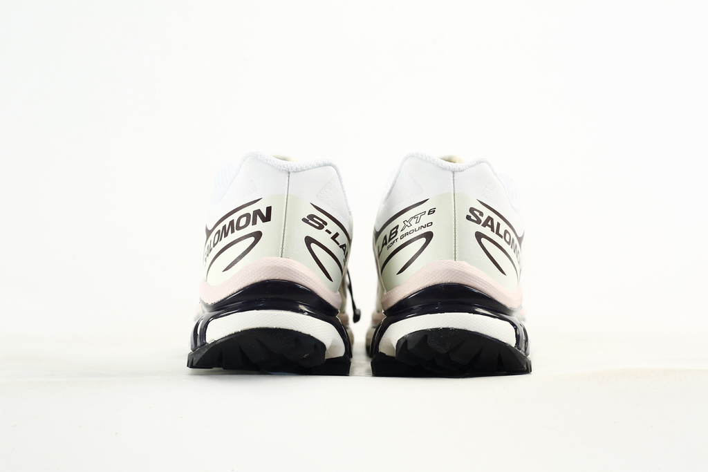 Salomon S-LAB XT-6 Trail Running Shoes "White Dark Brown"- outdoor hiking shoes/Women's Shoe Sale / Men's Shoe Sale