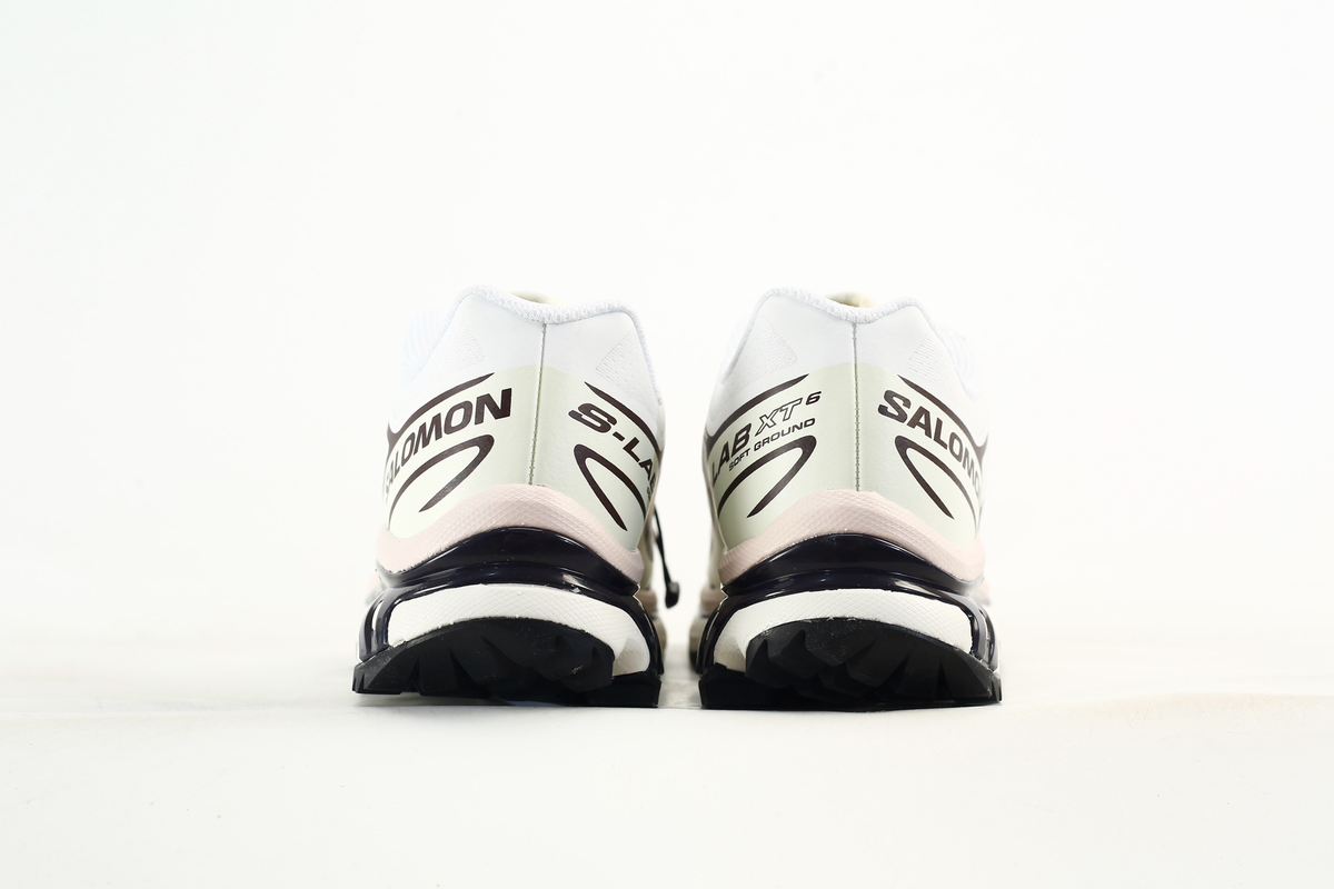 Salomon S-LAB XT-6 Trail Running Shoes "White Dark Brown"- outdoor hiking shoes/Women's Shoe Sale / Men's Shoe Sale