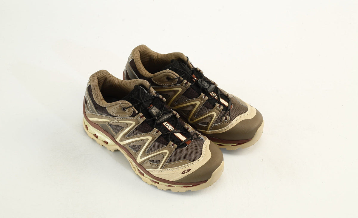 Salomon XT-Quest Trail Running & Hiking Sneakers, “Aloe/Dark Earth/Burnt Ochre”