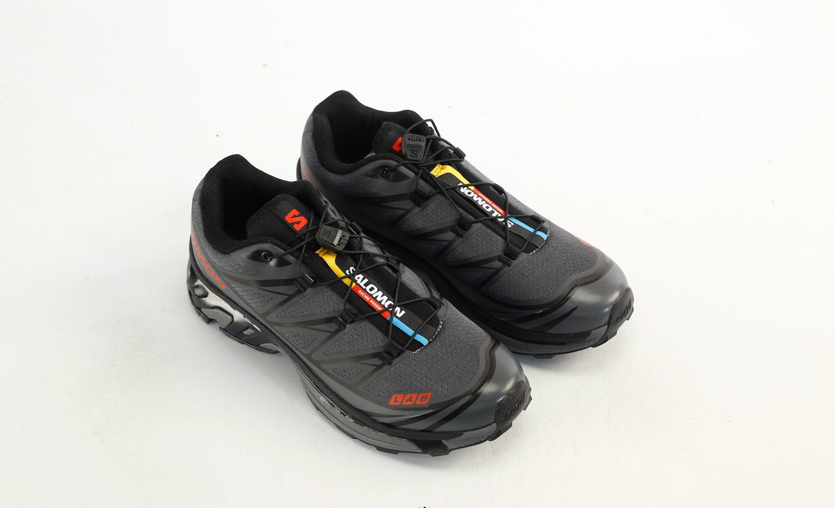 Salomon XT-6 JJJJound Men Women Outdoor Trail Running Shoes "Dark Grey Black Red"