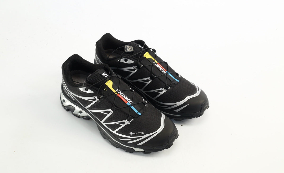 Salomon XT-6 GTX Trail Running Shoes "Black Silver"- outdoor hiking shoes/Women's Shoe Sale / Men's Shoe Sale