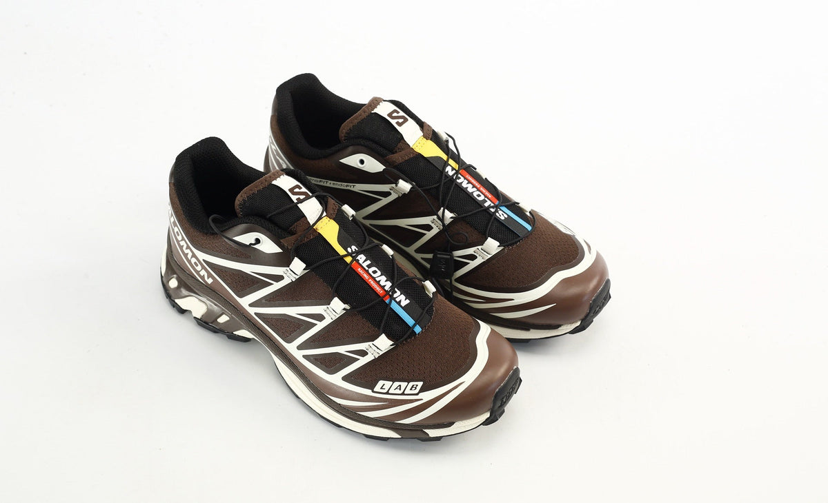 Salomon S-LAB XT-6 Men Women Outdoor Trail Running Shoes "Brown White"