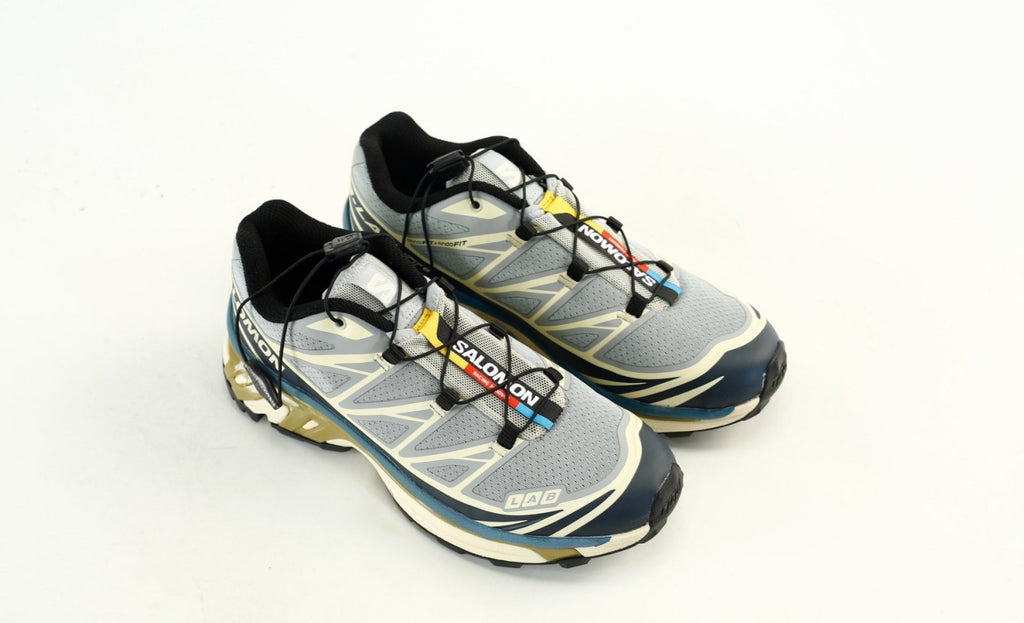 Salomon XT-6 S-LAB Men Women Outdoor Trail Running Shoes "Grey Navy Blue Olive"
