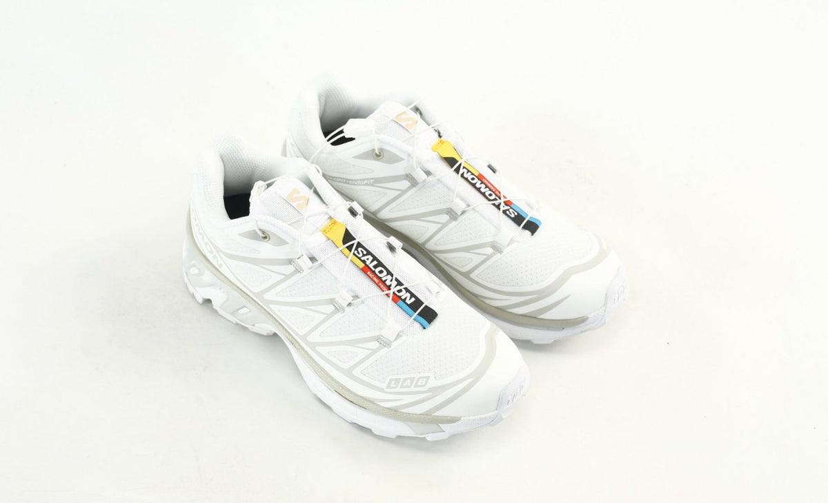 Salomon XT-6 S-LAB Men Women Outdoor Trail Hiking Shoes "White Silver"