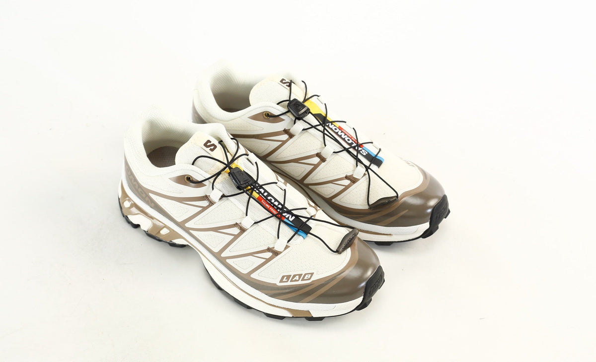 Salomon S-LAB XT-6 Men Women Outdoor Trail Running Shoes "Cream White Brown"