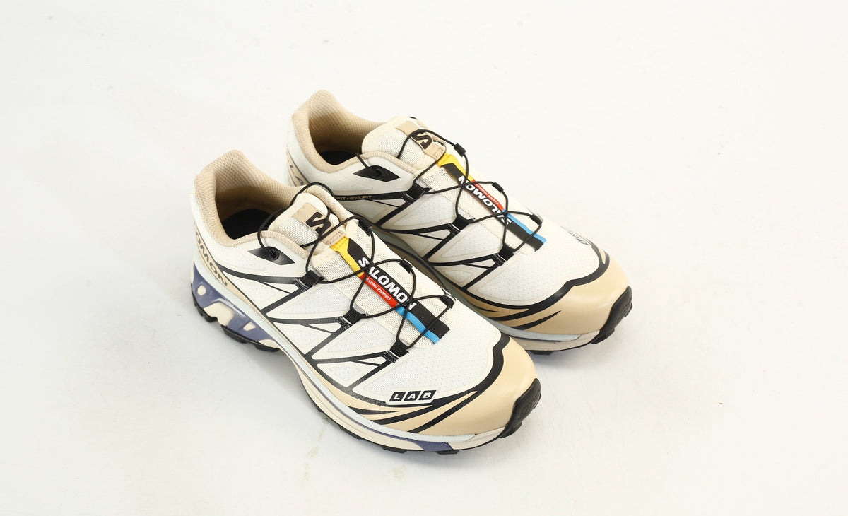 Salomon XT-6 S-LAB Men Women Outdoor Trail Hiking Shoes "Cream Khaki Purple"
