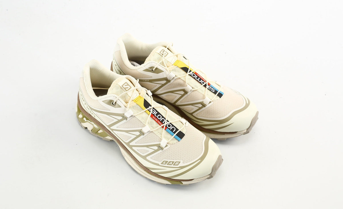 Salomon S-LAB XT-6 Men Women Outdoor Trail Running Shoes "Cream Olive Green"