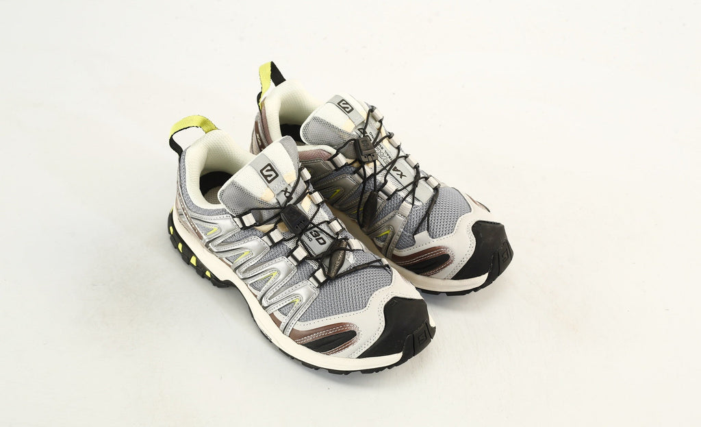 Salomon XA PRO 3D "Silver Grey Brown" Outdoor Hiking Shoes- outdoor hiking shoes/Women's Shoe Sale / Men's Shoe Sale