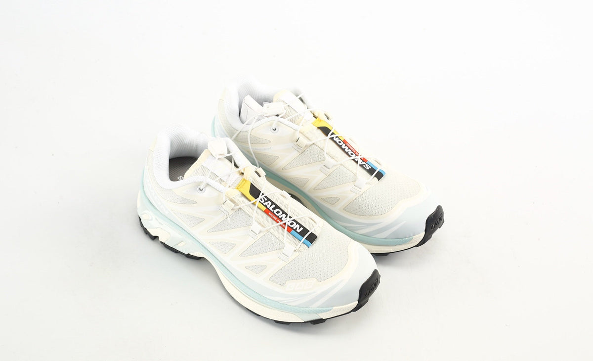 Salomon S-LAB XT-6 Men's Outdoor Trail Running Shoes "White Light Blue"- outdoor hiking shoes/Women's Shoe Sale / Men's Shoe Sale
