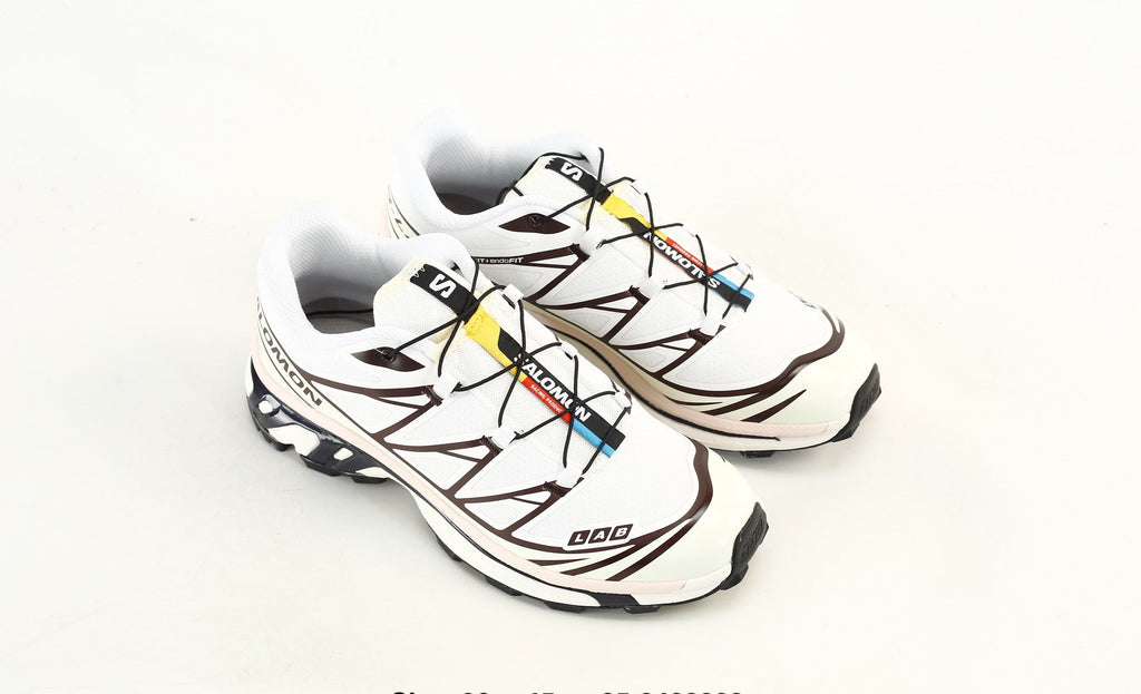 Salomon S-LAB XT-6 Men Women Outdoor Trail Running Shoes "White Brown Pink"