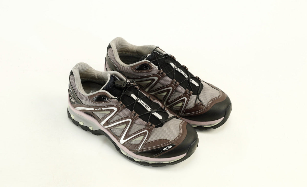 Salomon XT Quest GTX Outdoor Hiking Shoes "Brown Pink"- outdoor hiking shoes/Women's Shoe Sale / Men's Shoe Sale