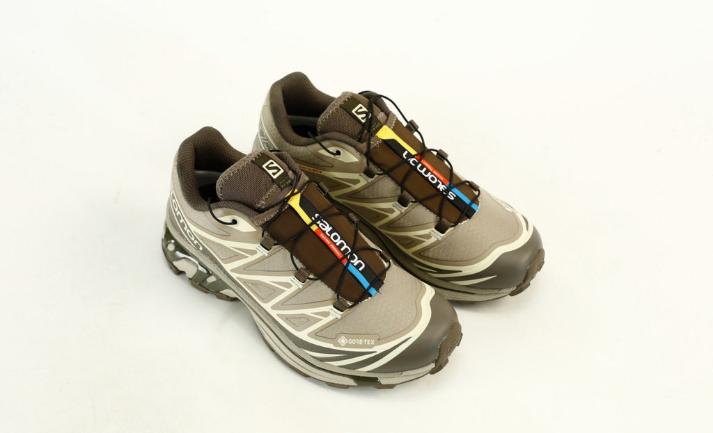 Salomon XT Quest Outdoor Hiking Shoes "White & Brown"- outdoor hiking shoes/Women's Shoe Sale / Men's Shoe Sale