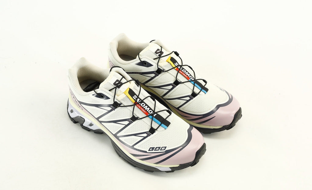 Salomon S-LAB XT-6 Men's Trail Running Shoes "Off White Dusty Pink"- outdoor hiking shoes/Women's Shoe Sale / Men's Shoe Sale