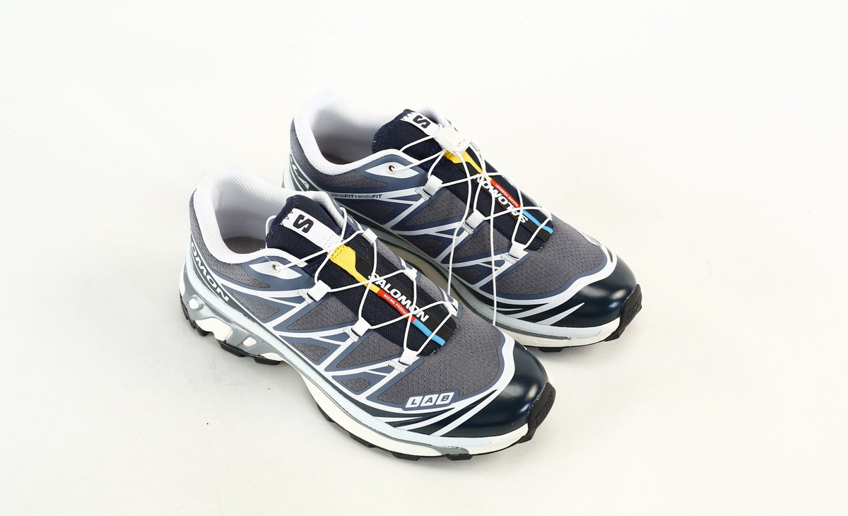 Salomon S-LAB XT-6 Trail Running Shoes "Dark Navy Grey"- outdoor hiking shoes/Women's Shoe Sale / Men's Shoe Sale