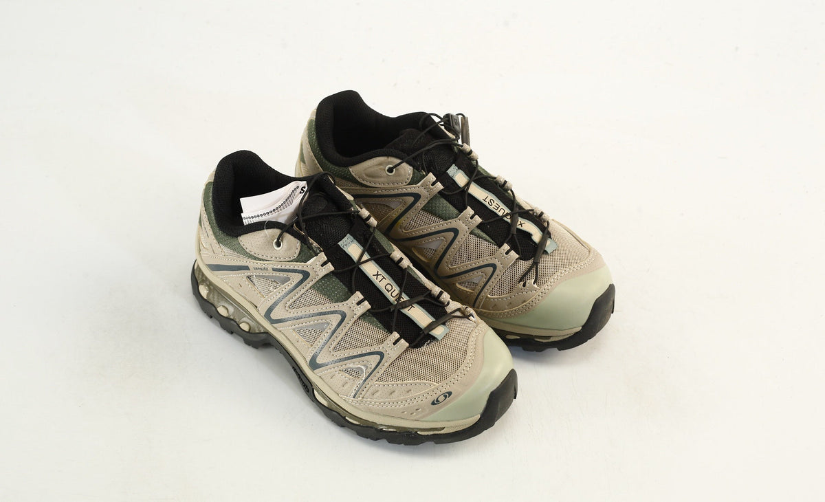 Salomon XT Quest Outdoor Hiking Shoes "Beige Olive Green"- outdoor hiking shoes/Women's Shoe Sale / Men's Shoe Sale