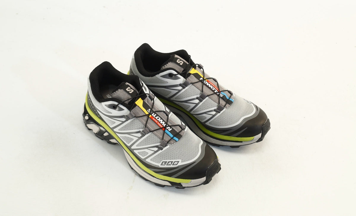 Salomon S-LAB XT-6 Men Women Outdoor Trail Running Shoes "Gray Black Lime Green"