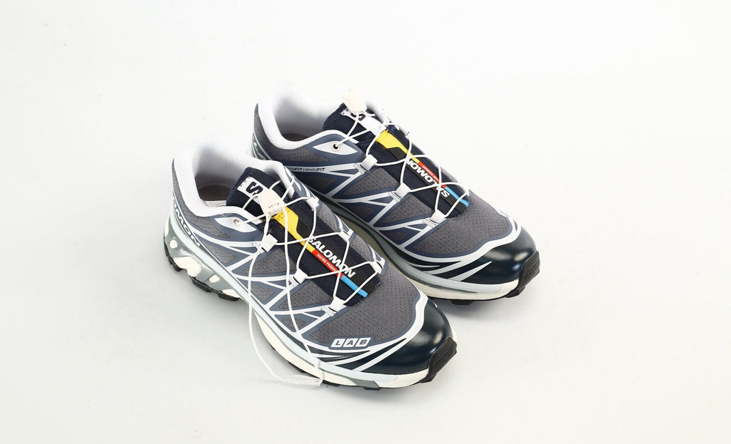 Salomon XT-6 S-LAB Men Women Outdoor Trail Running Hiking Shoes "Dark Navy Grey White"