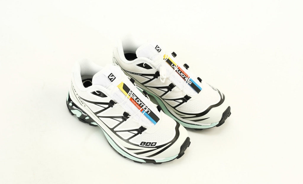 Salomon S-LAB XT 6 Men's Trail Running Shoes "White Black Mint"- outdoor hiking shoes/Women's Shoe Sale / Men's Shoe Sale