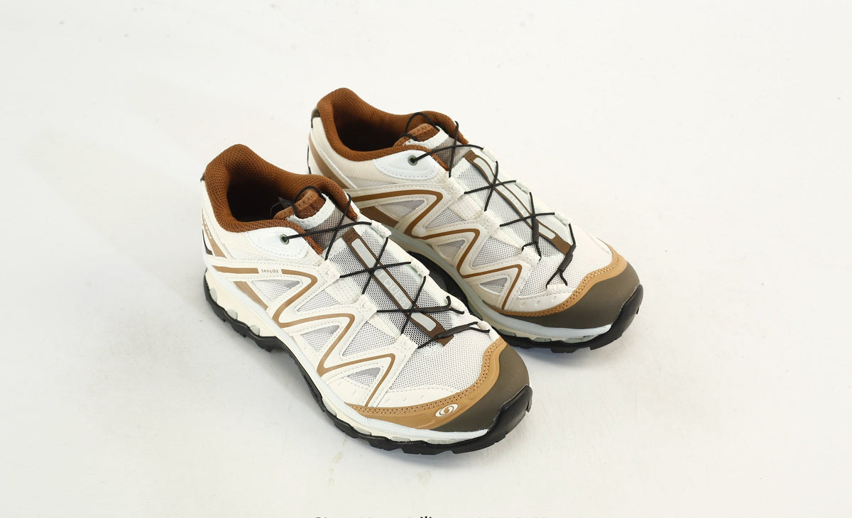 Salomon XT QUEST Trail Hiking Shoes "White Brown"- outdoor hiking shoes/Women's Shoe Sale / Men's Shoe Sale
