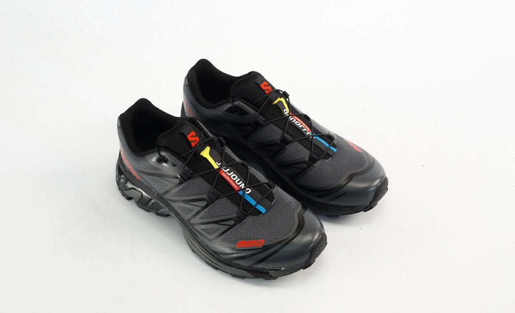 Salomon XT-6 JJJJound Men Women Outdoor Trail Running Hiking Shoes "Dark Grey Black Red"