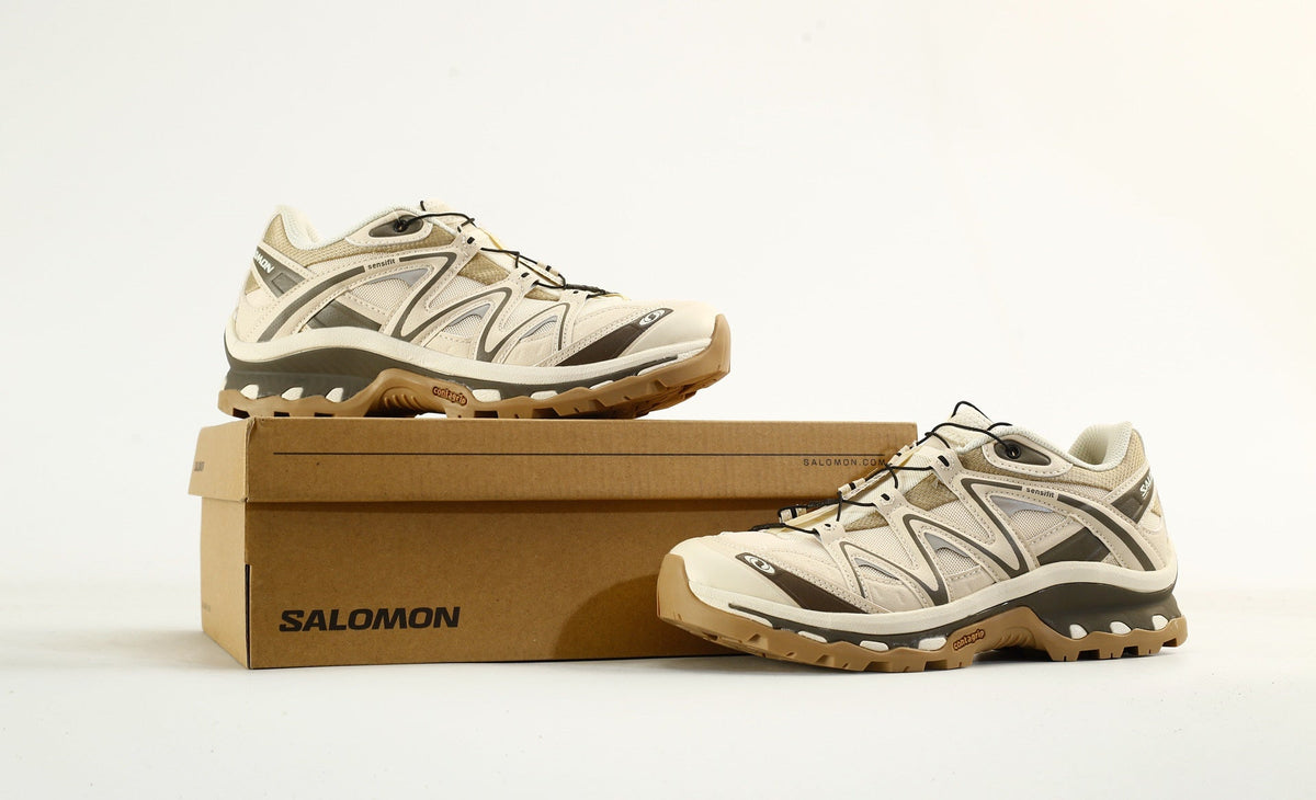 Salomon XT QUEST Trail Hiking Shoes "Beige Olive"- outdoor hiking shoes/Women's Shoe Sale / Men's Shoe Sale