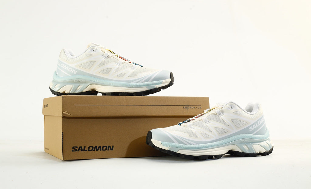 Salomon S-LAB XT-6 Men Women Outdoor Trail Running Shoes "Cream Light Blue"