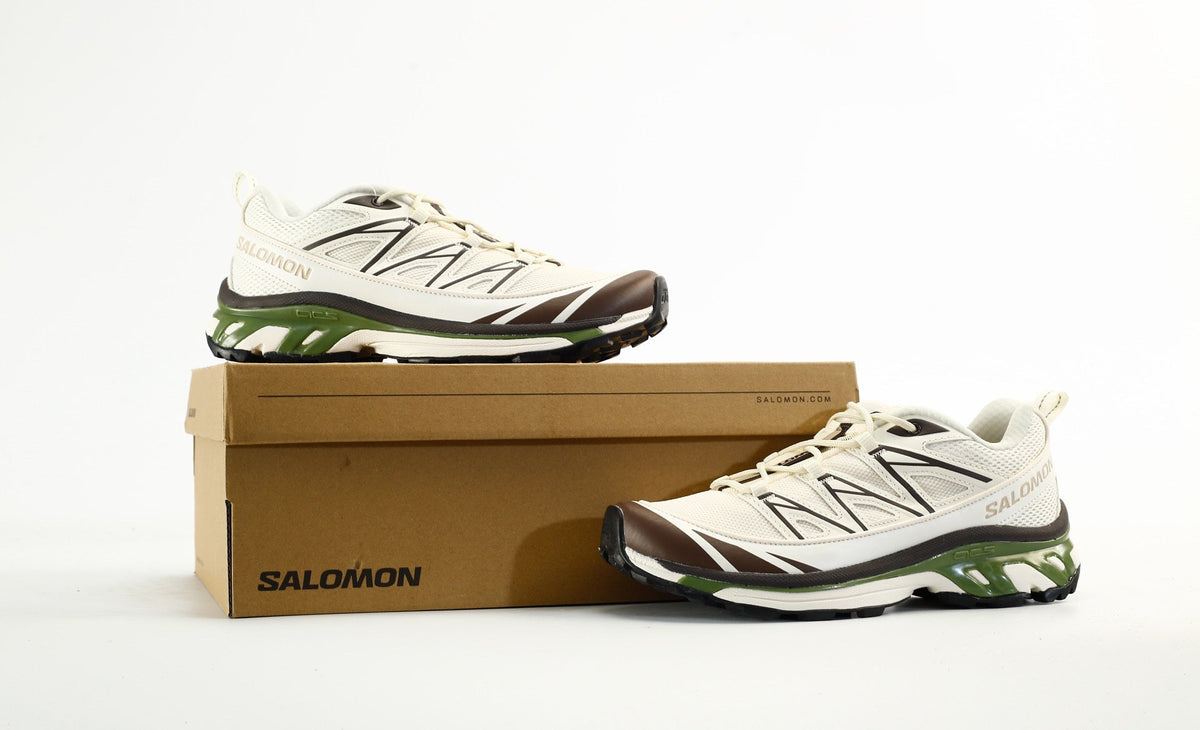 Salomon XT 6 Expanse Men's Trail Running Hiking Shoes "Cream Brown Green"- outdoor hiking shoes/Women's Shoe Sale / Men's Shoe Sale
