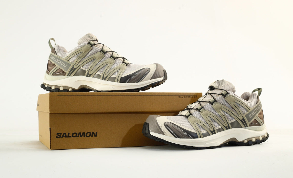 Salomon XA PRO 3D "Light Beige Khaki" Outdoor Hiking Shoes- outdoor hiking shoes/Women's Shoe Sale / Men's Shoe Sale