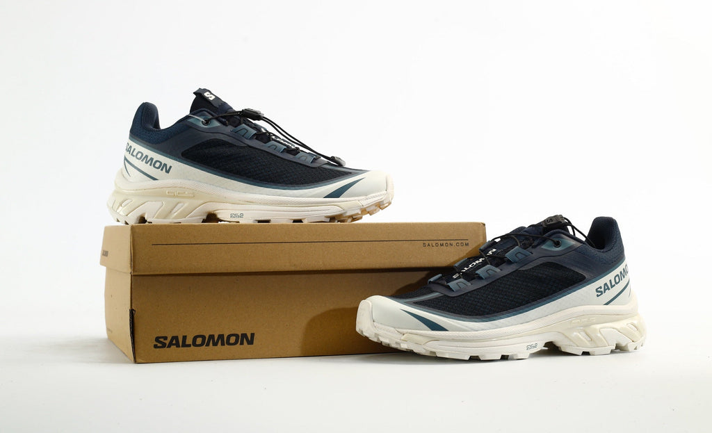Salomon XT-6 FT Men Women Outdoor Trail Hiking Shoes "Navy Cream White"