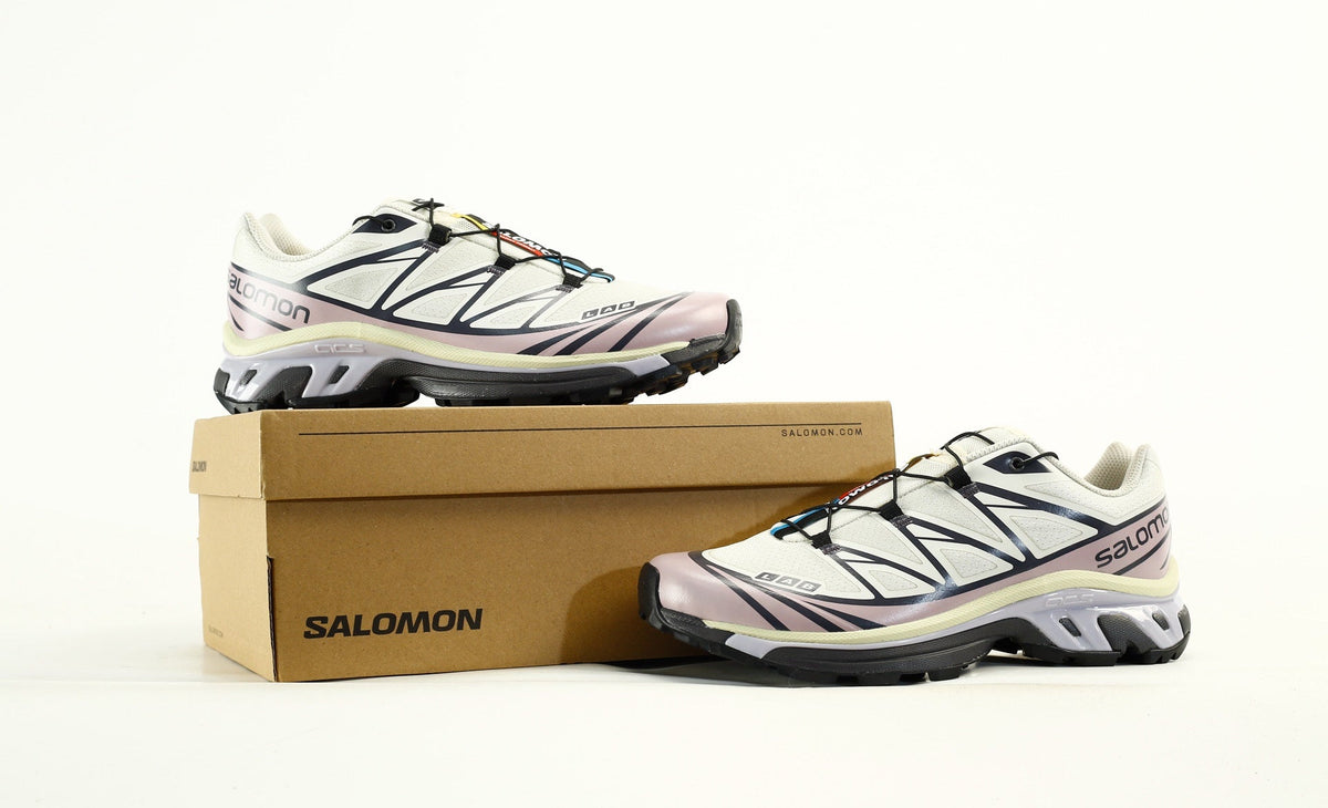 Salomon S-LAB XT-6 Men's Trail Running Shoes "Off White Dusty Pink"- outdoor hiking shoes/Women's Shoe Sale / Men's Shoe Sale
