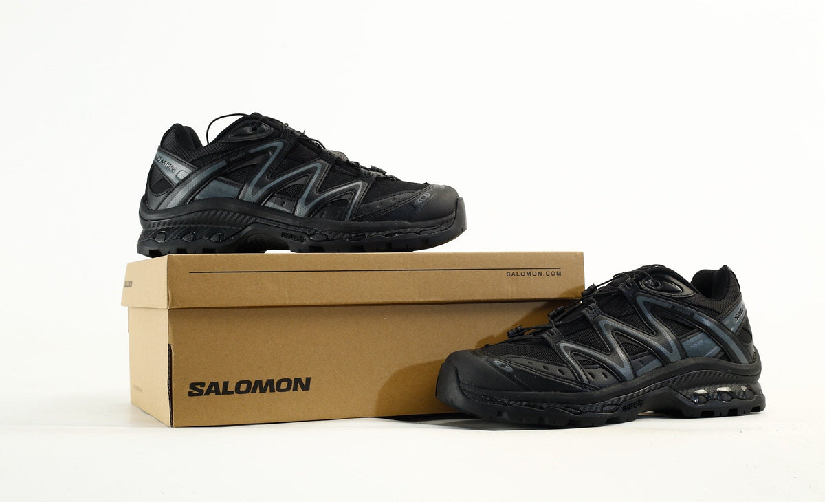 Salomon XT-Quest Trail Running & Hiking Shoes，“Black/Asphalt/Footwear Silver”