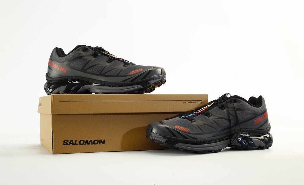 Salomon XT-6 JJJJound Men Women Outdoor Trail Running Shoes "Dark Grey Black Red"