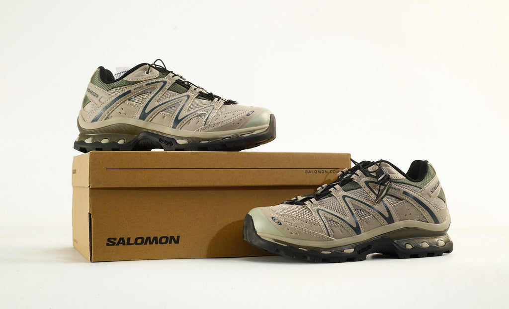 Salomon XT Quest Outdoor Hiking Shoes "Beige Olive Green"- outdoor hiking shoes/Women's Shoe Sale / Men's Shoe Sale
