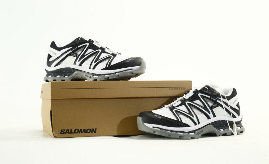 Salomon XT-Quest Trail Running & Hiking Shoes，“Black/Footwear Silver/Cloud Rock”