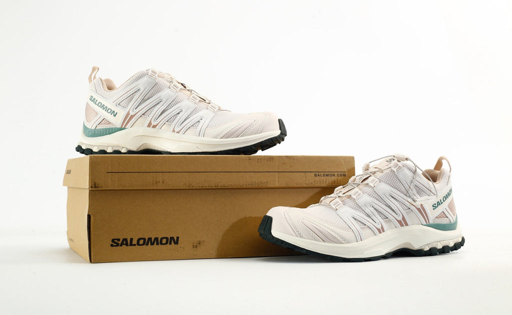 Salomon XA PRO 3D Trail Running Shoes "Cream Pink Green"- outdoor hiking shoes/Women's Shoe Sale / Men's Shoe Sale