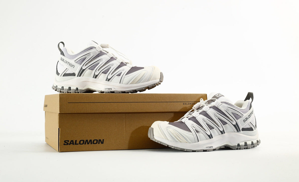 Salomon XA PRO 3D Trail Running Shoes "White Purple Grey"- outdoor hiking shoes/Women's Shoe Sale / Men's Shoe Sale