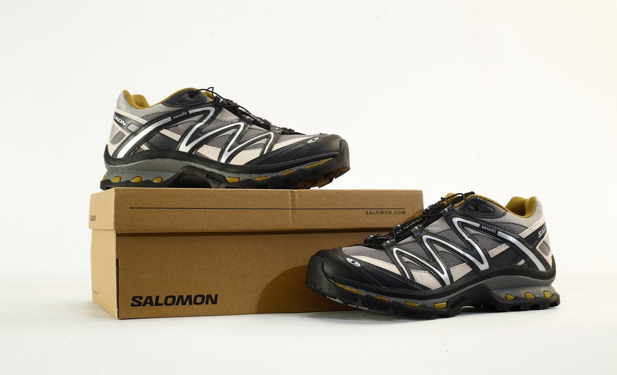 Salomon XT Quest Outdoor Hiking Shoes "Black Grey Yellow"- outdoor hiking shoes/Women's Shoe Sale / Men's Shoe Sale