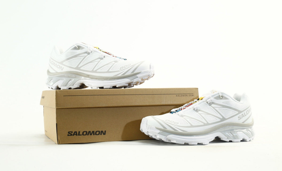 Salomon XT-6 S-LAB Men Women Outdoor Trail Hiking Shoes "White Silver"