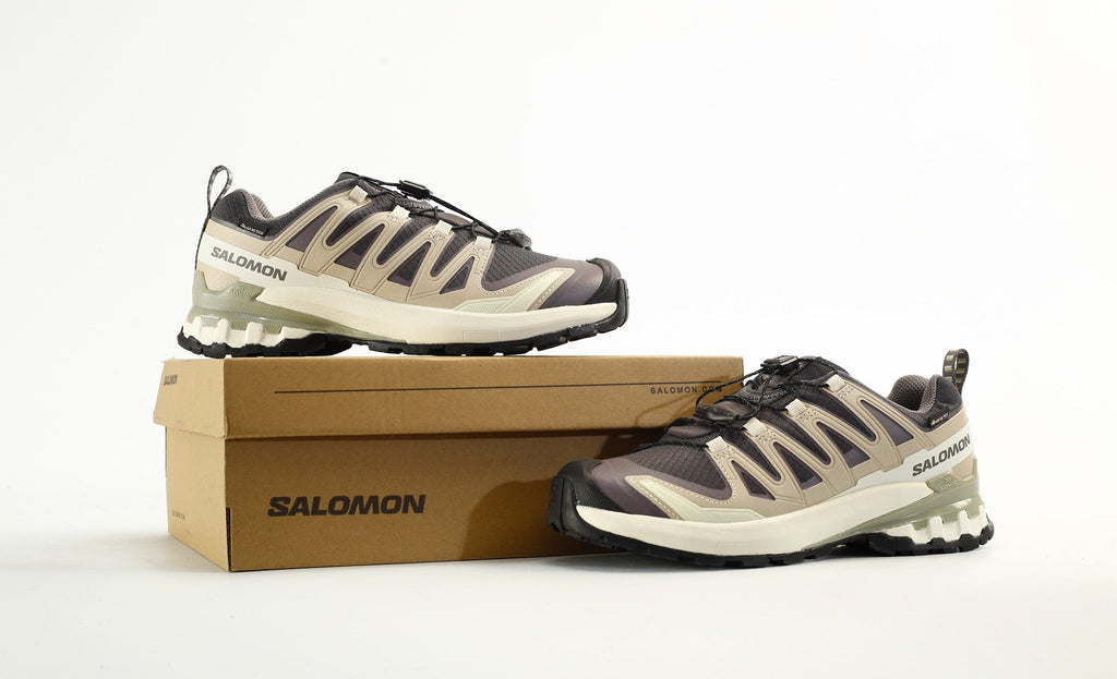 Salomon XA PRO 3D "Purple Beige" Outdoor Hiking Shoes- outdoor hiking shoes/Women's Shoe Sale / Men's Shoe Sale