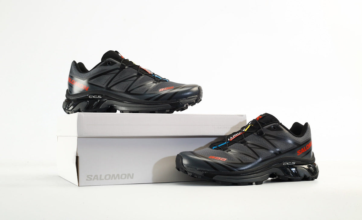 Salomon XT-6 JJJJound Men Women Outdoor Trail Running Hiking Shoes "Dark Grey Black Red"