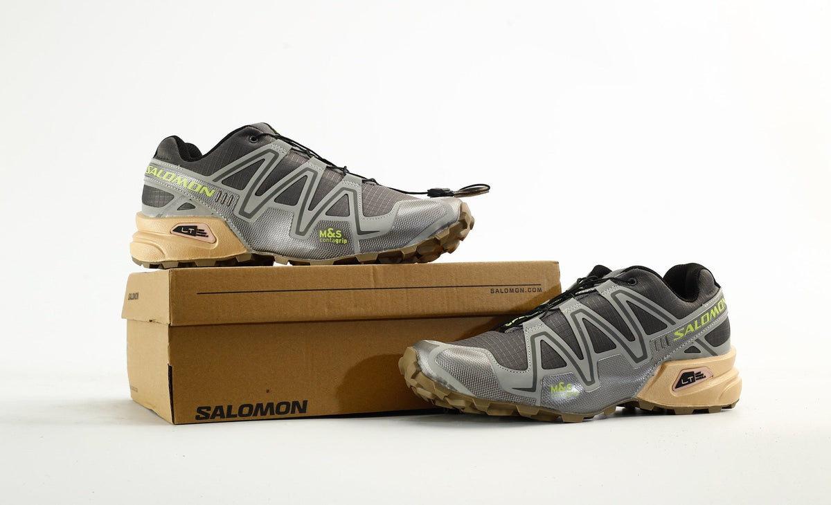 Salomon Speedcross 3 Trail Running Shoes "Grey Gum"- outdoor hiking shoes/Women's Shoe Sale / Men's Shoe Sale