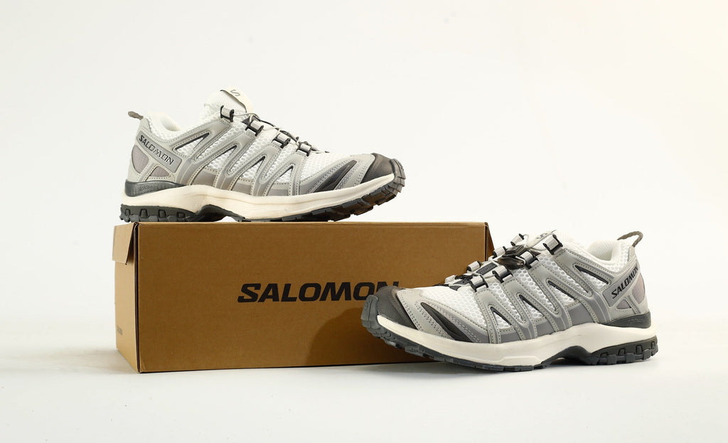 Salomon XA PRO 3D Trail Running Shoes "White Gray"- outdoor hiking shoes/Women's Shoe Sale / Men's Shoe Sale